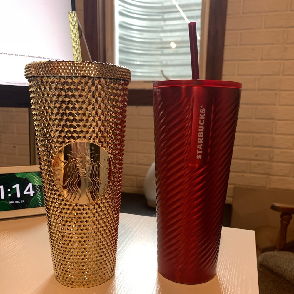 Starbucks 2022 holiday tumbler cups